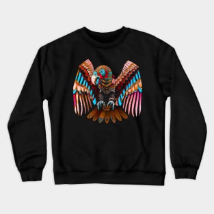 Condor bird, ethno folk art style Crewneck Sweatshirt